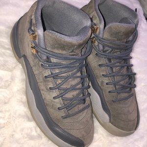 Grey Jordan 12s